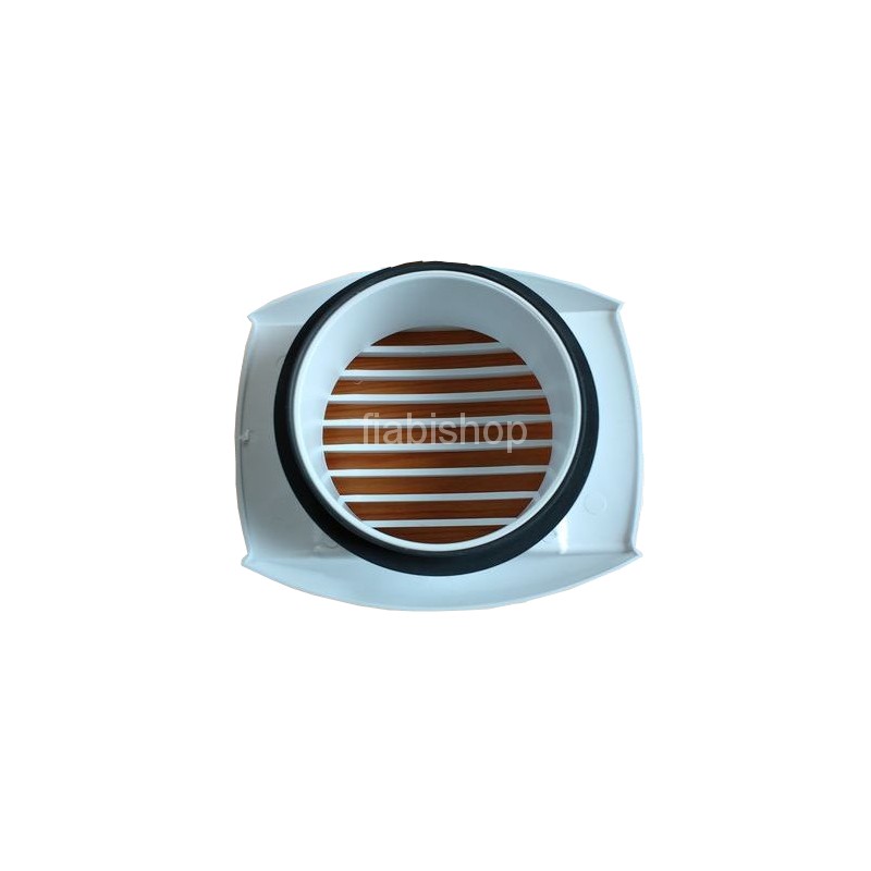 Terminal Insufflation Plastique Rectangulaire ⌀80 - ECONONAME - TP⌀80  Bouche pour l'insufflation ou l'extraction d'air de système VMC. Diamètre  80 mm